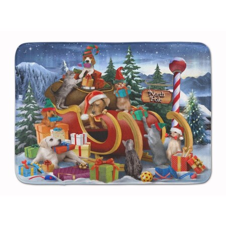 Micasa Animals Opening Christmas Presents Machine Washable Memory Foam Mat MI234054